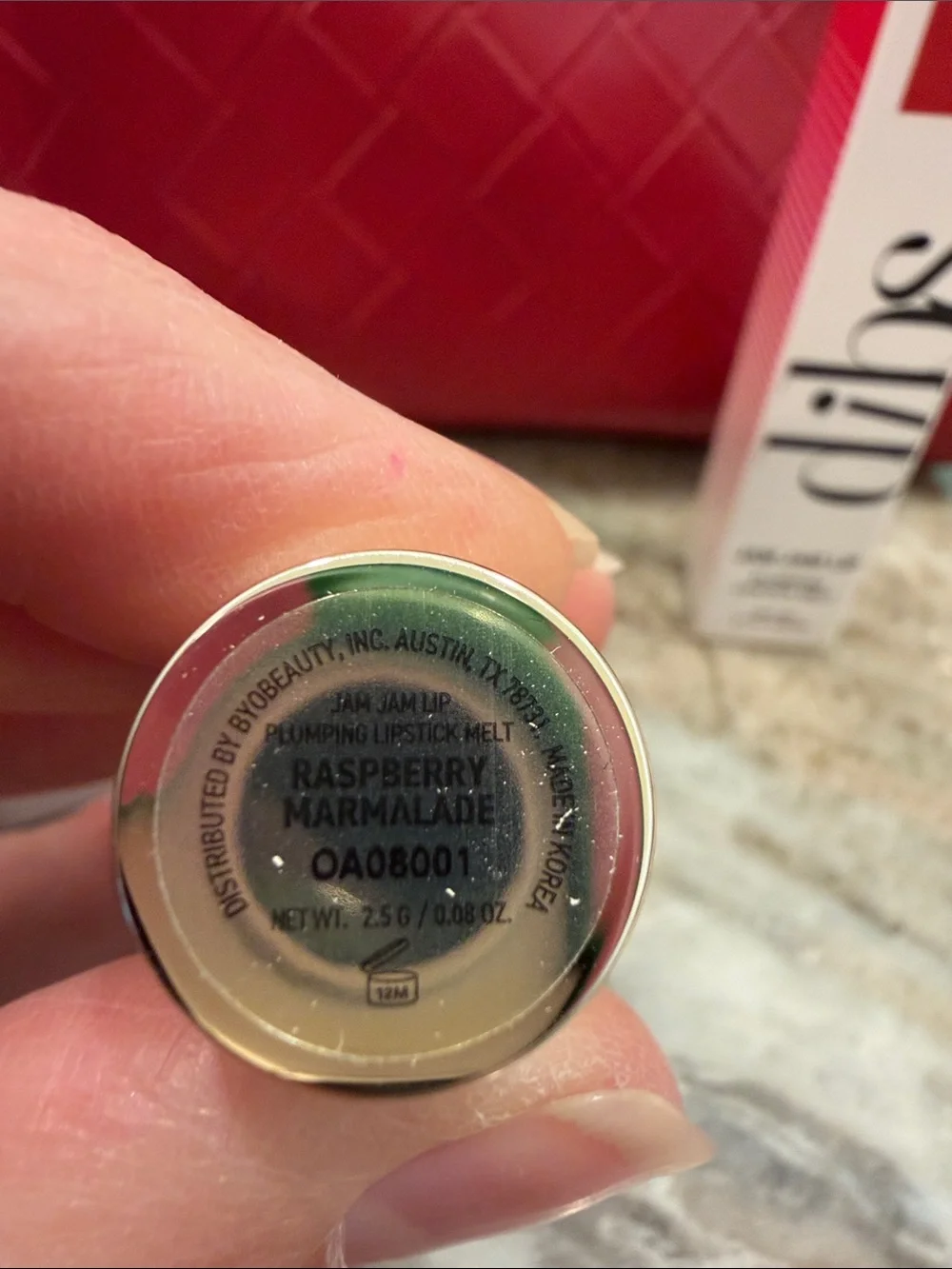 Dibs lipgloss and Lipstick melt